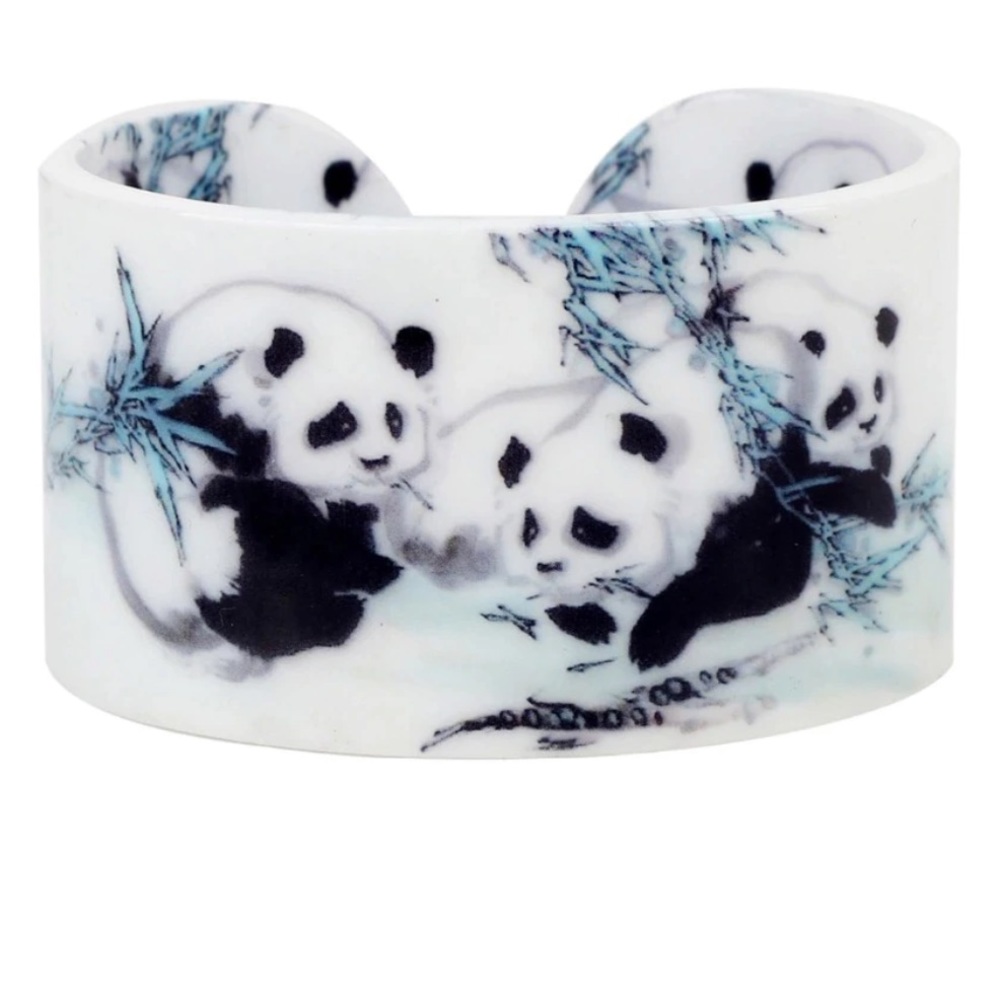 Last One of the Save the Panda’s Bohemian Acrylic Bracelet NWT